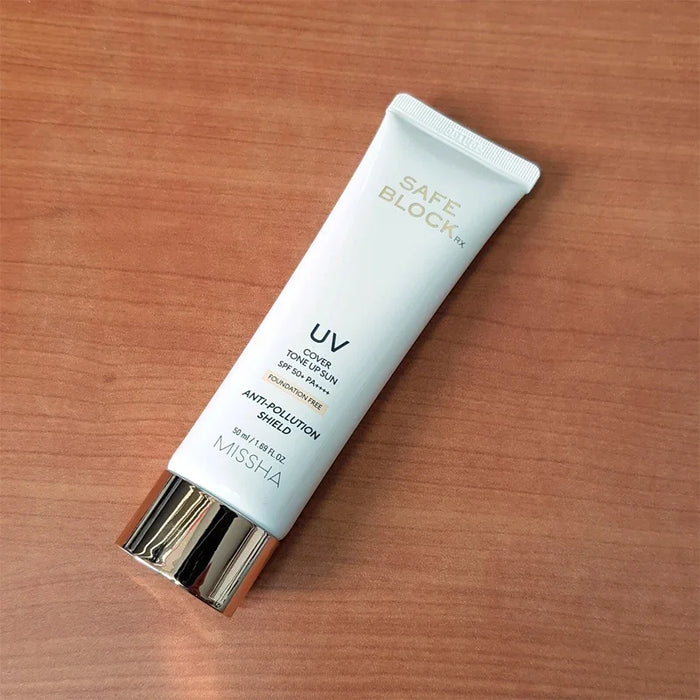 [MISSHA] Safe Block RX UV Cover Tone Up Sun SPF 50+ PA+++ 50ml