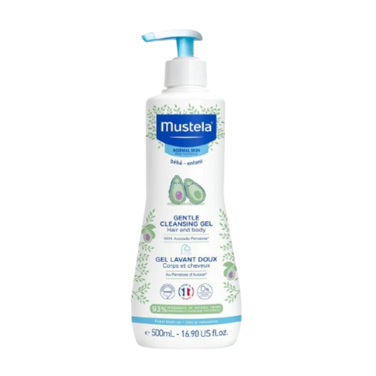 Mustela 2 in 1 Gentle Cleansing Gel Hair and Body 500Ml