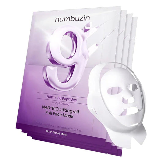 [numbuzin] No.9 NAD BIO Lifting-sil Full Face Mask 4EA - Ballagrio