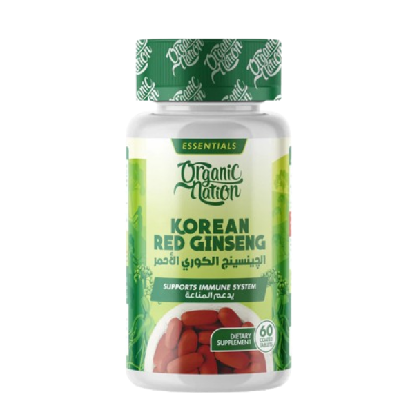 Oragnic Nation Red Korean Ginseng 60tablets