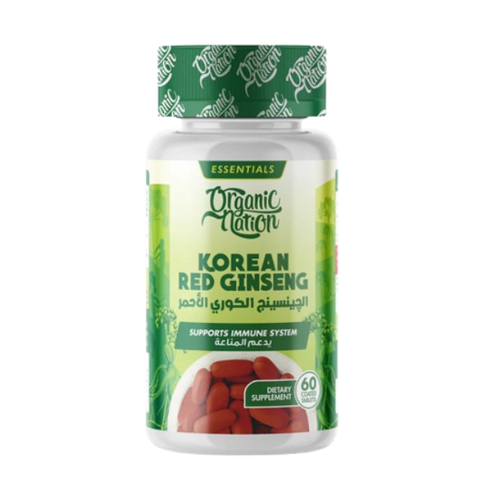 Oragnic Nation Red Korean Ginseng 60tablets