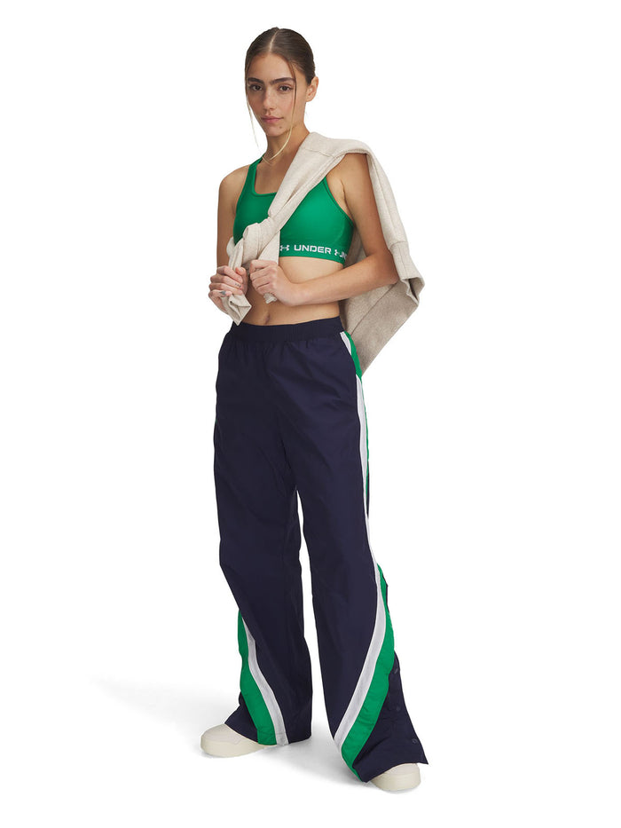 Pantalón UA Icon Crinkle azul para mujer