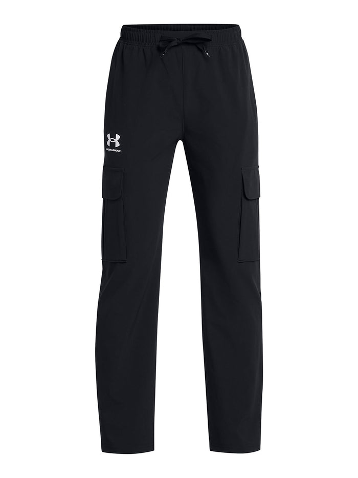 UA Icon Woven Pantalon negro para niño