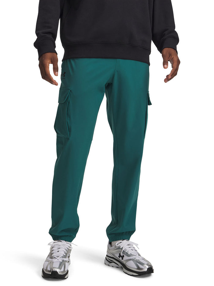UA Vibe Woven Cargo Pantalon verde para hombre