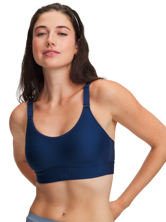 Peto UA Infinity Mid 2.0 azul marino para mujer