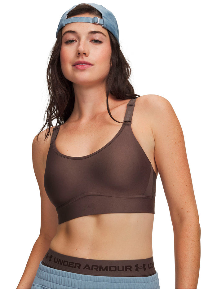 Peto UA Infinity Mid 2.0 café para mujer