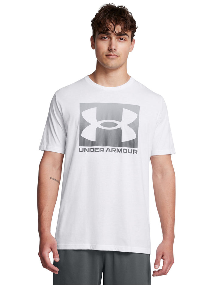 UA Boxed Sportstyle Polera Manga Corta blanco para hombre