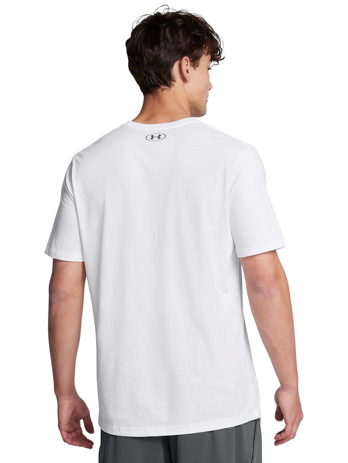 UA Boxed Sportstyle Polera Manga Corta blanco para hombre