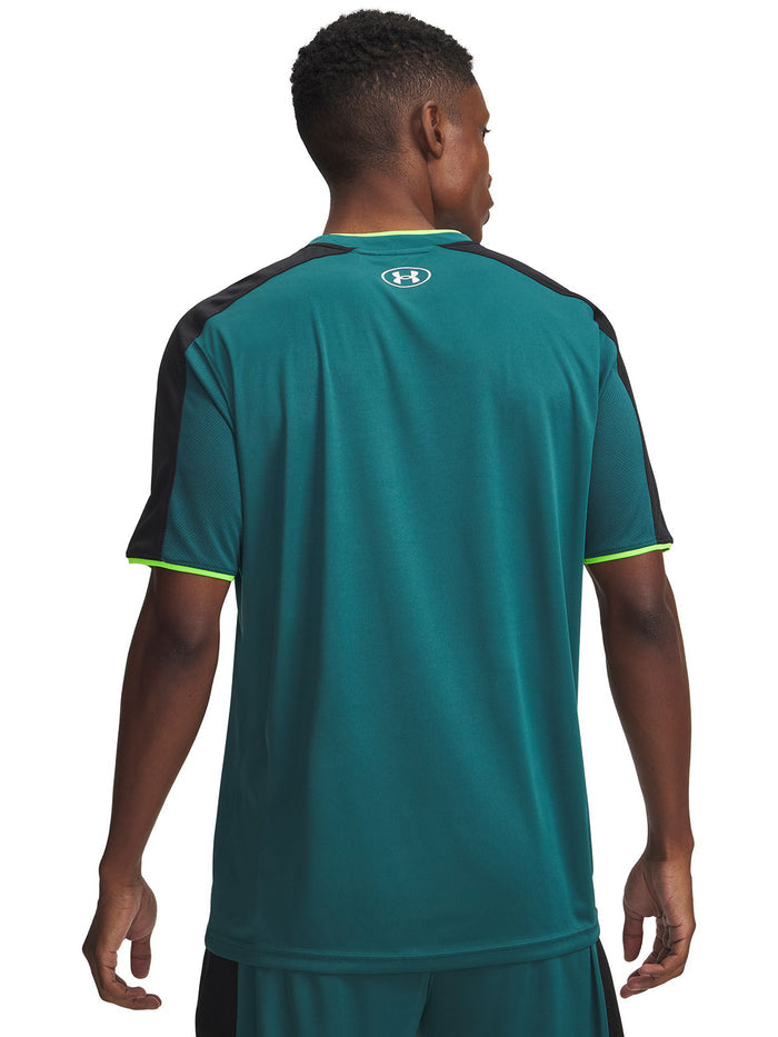 UA M Challenger Train SS Polera Manga Corta verde para hombre