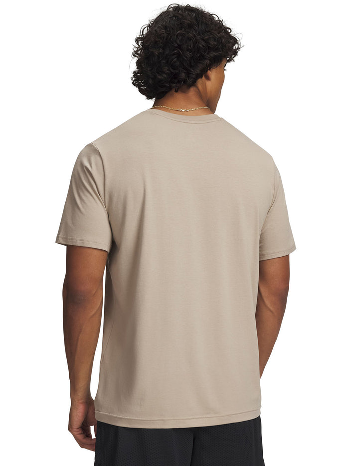 UA Icon  Polera Manga Corta café para hombre