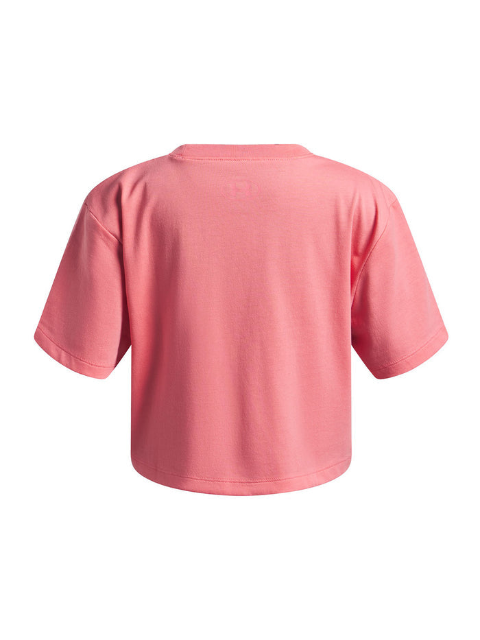 UA G Logo Star SS Polera Manga Corta rosado para niña