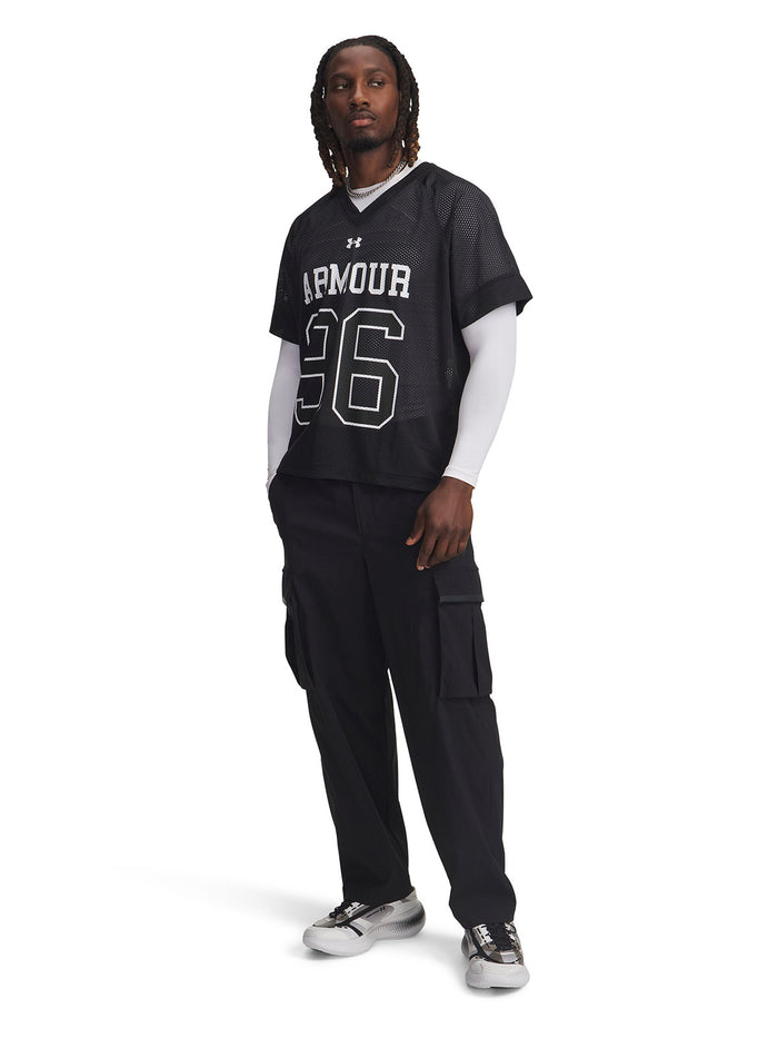 UA Mesh Jersey Polera Manga Corta verde para hombre