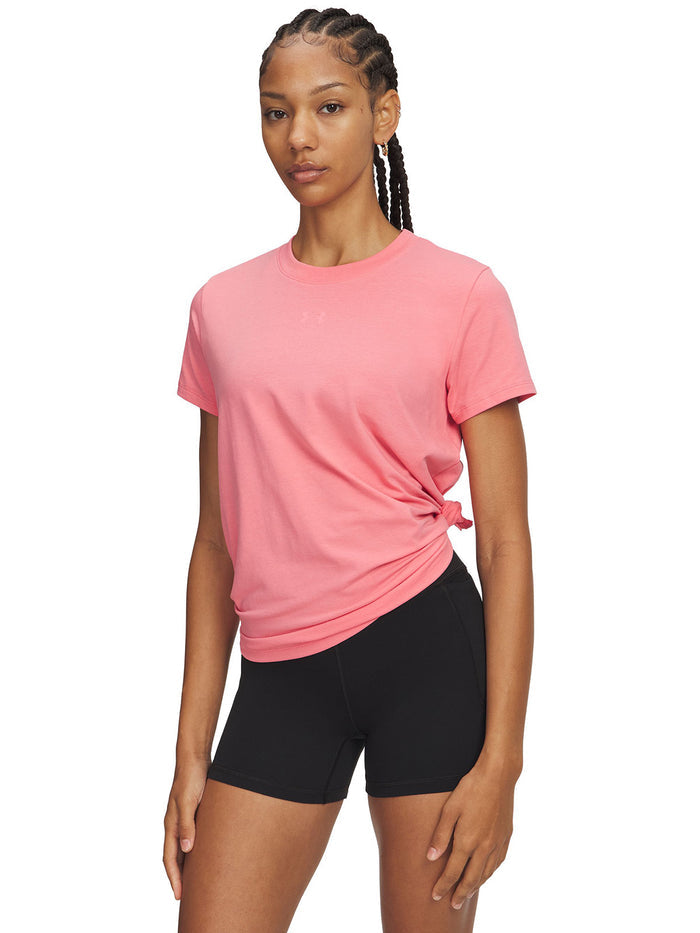 UA Rival Core SS Polera Manga corta rosado para mujer