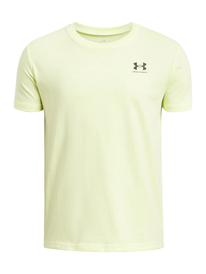 Polera manga corta UA Sportstyle LC amarillo para niño