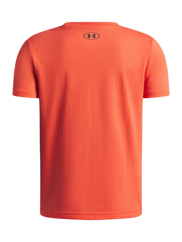 UA Sportstyle Left Chest Polera Manga Corta roja para niño