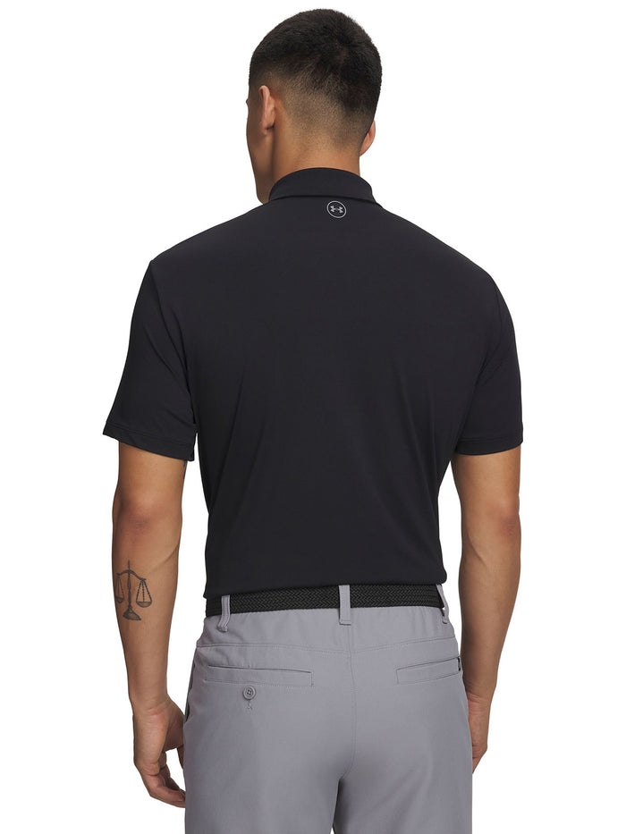 Polera manga corta UA ArmourDry negra para hombre