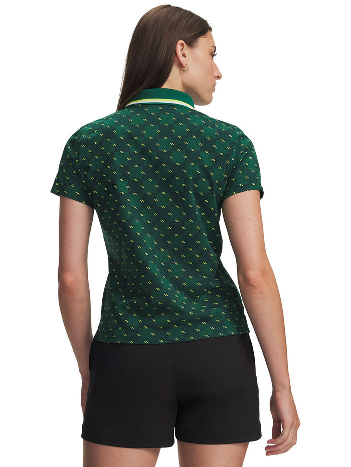 Polera manga corta UA ArmourDry Printed verde para mujer