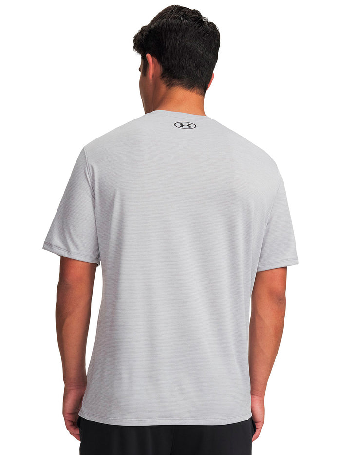 Polera manga corta UA Tech Vent gris para hombre