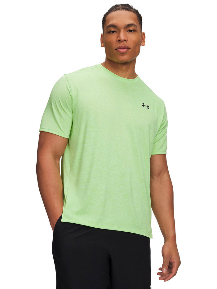 Polera manga corta UA Tech Vent verde para hombre