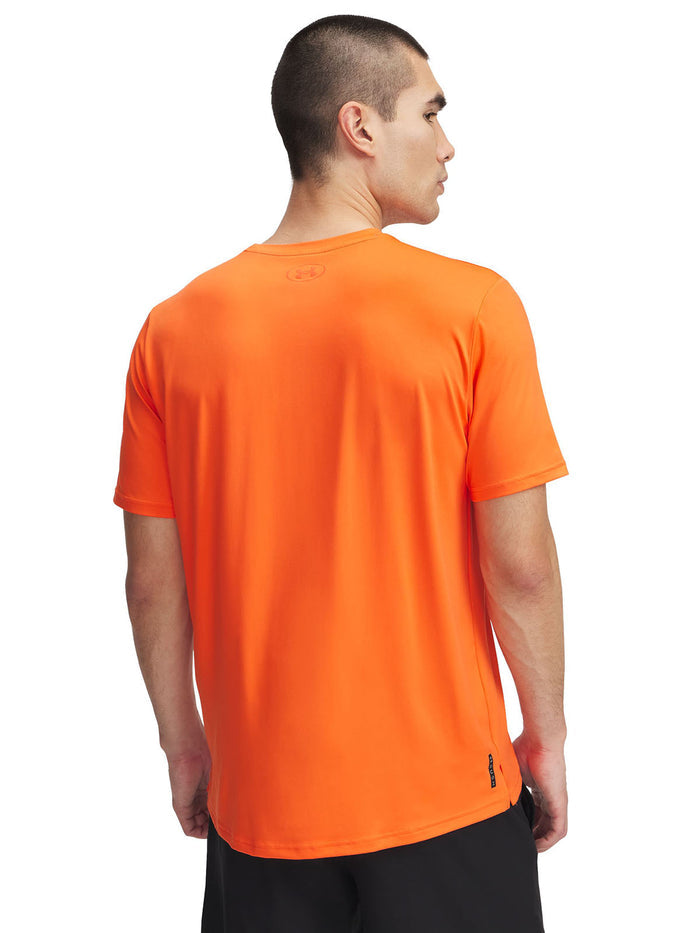 Polera manga corta Under Armour vanish energy naranjo para hombre