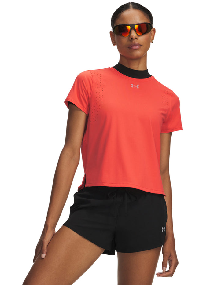 Polera manga corta Velociti Pro Mujer Naranjo