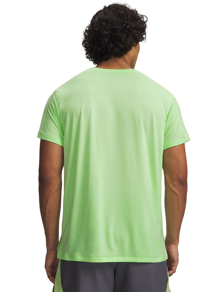 UA Velociti Reflectante SS Polera Manga Corta verde para hombre