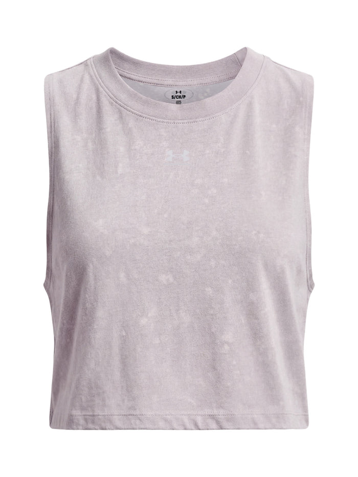 Polera sin mangas Brndd Wash Crop Mujer Gris