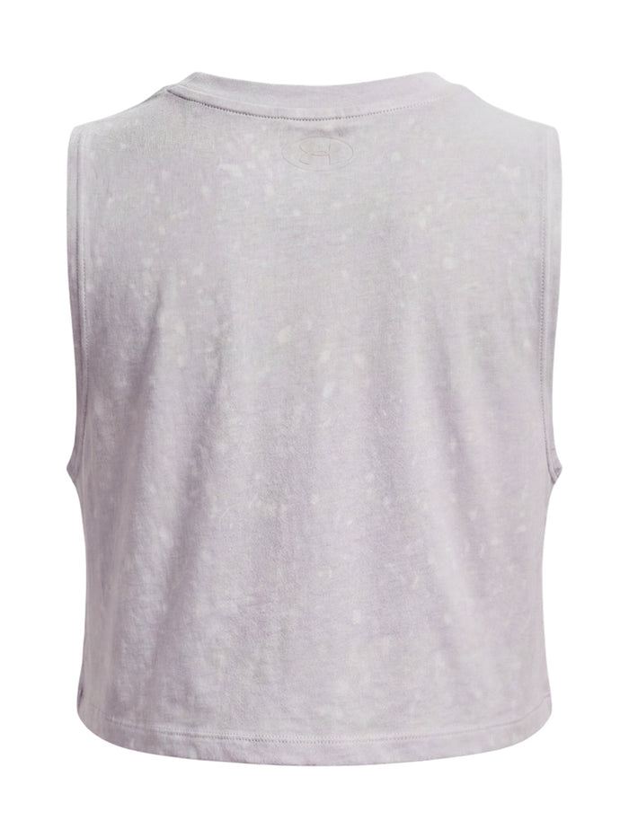 Polera sin mangas Brndd Wash Crop Mujer Gris