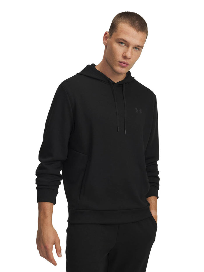 UA Vanish Fleece Hoodie negro para hombre