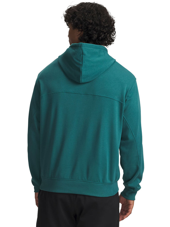 UA Rival Lightweight Hoodie Poleron verde para hombre