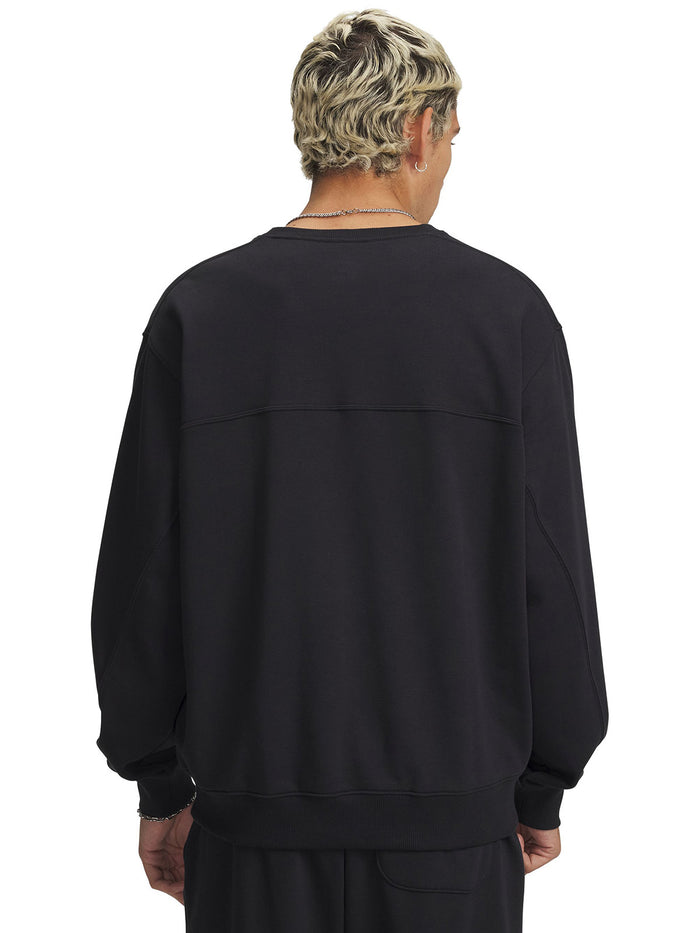 UA Rival Lightweight Crew Poleron negro para hombre