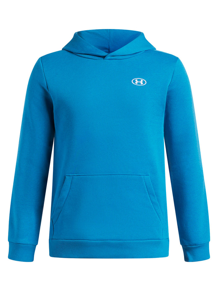 Poleron UA Rival Fleece azul para niño