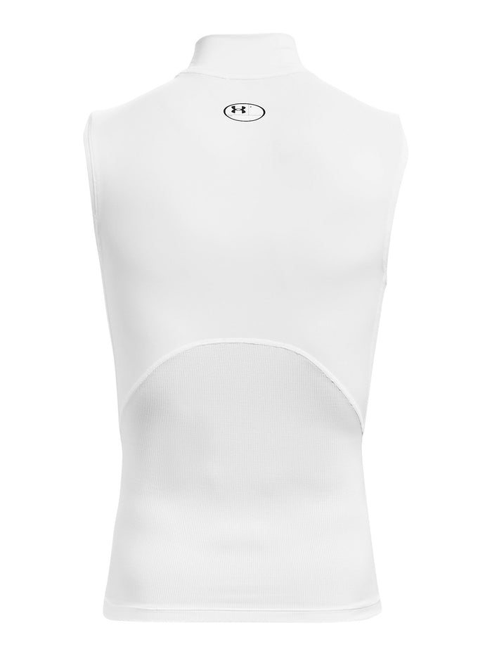 UA HeatGear Mock Primera Capa Superior blanco para hombre