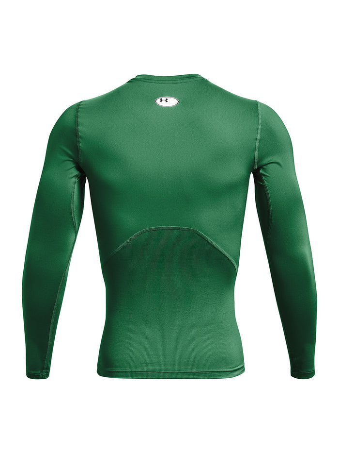 UA HeatGear Armour Compression Primera Capa Superior verde para hombre
