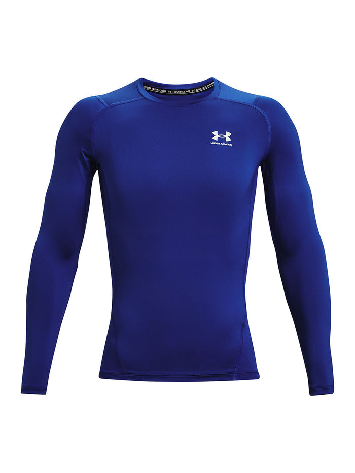 UA HeatGear Armour Compression Primera Capa Superior azul para hombre