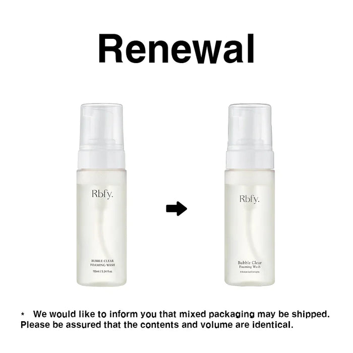 [Rbfy] Bubble Clear Foaming Wash 155ml