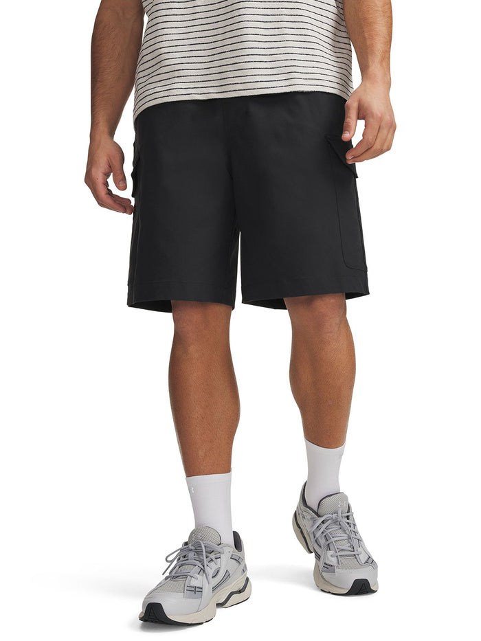 UA Icon Woven Cargo Short negro para hombre