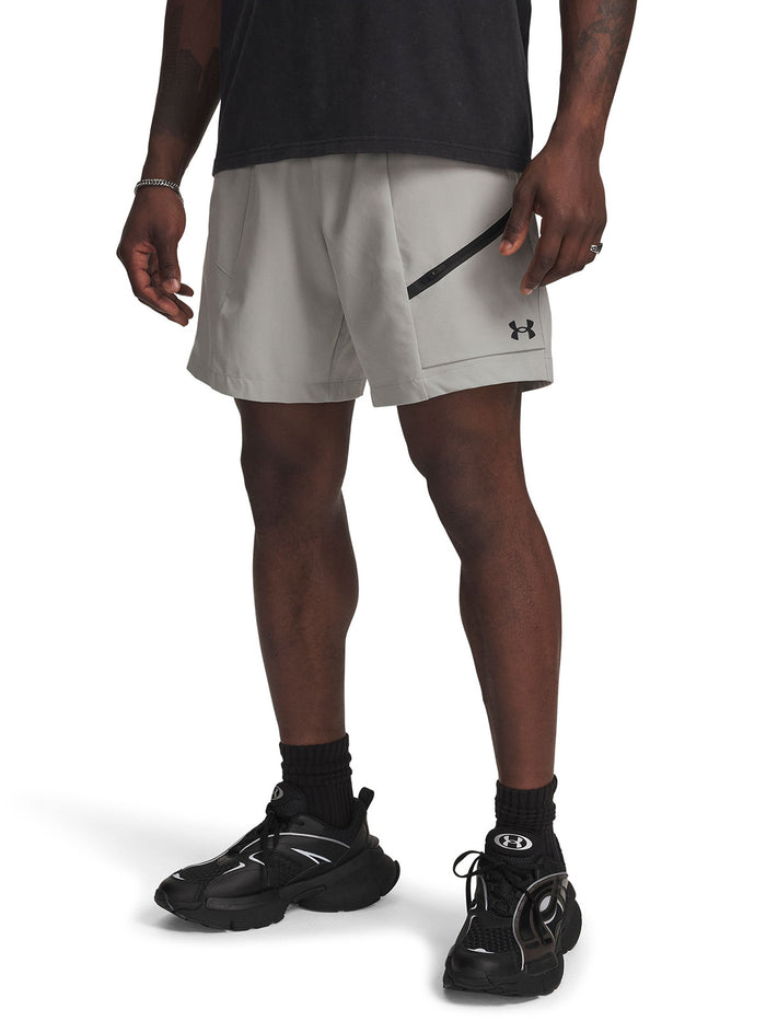 UA Unstoppable Woven Short gris para hombre