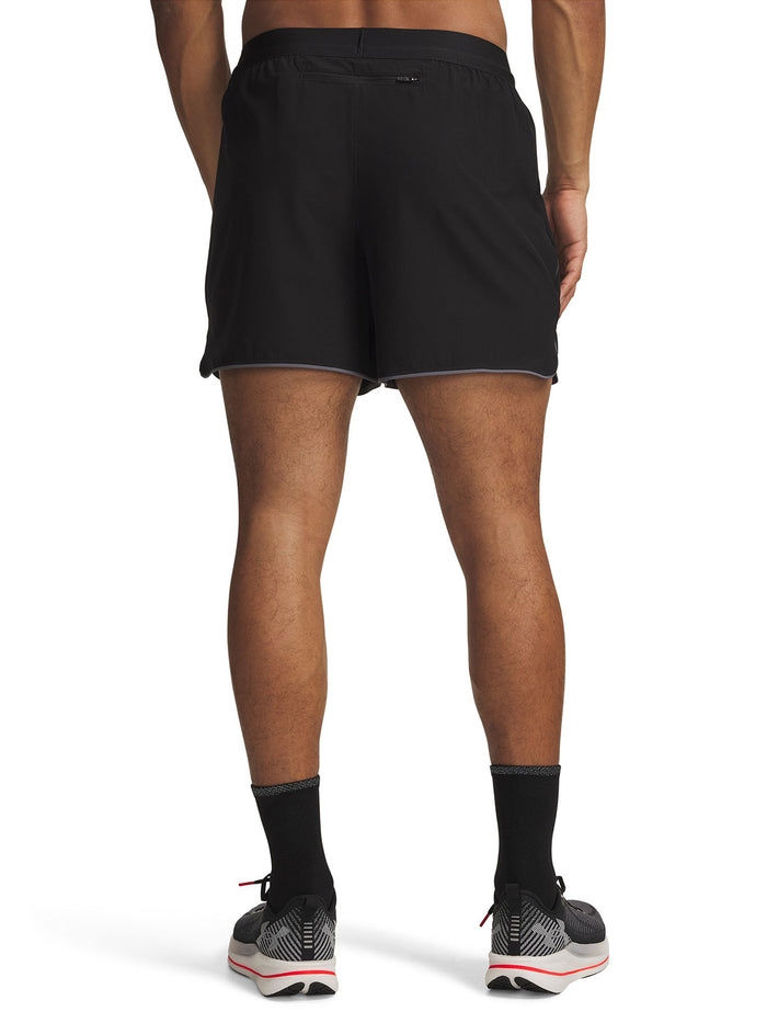 UA Velociti Pro 5" Short negro para hombre
