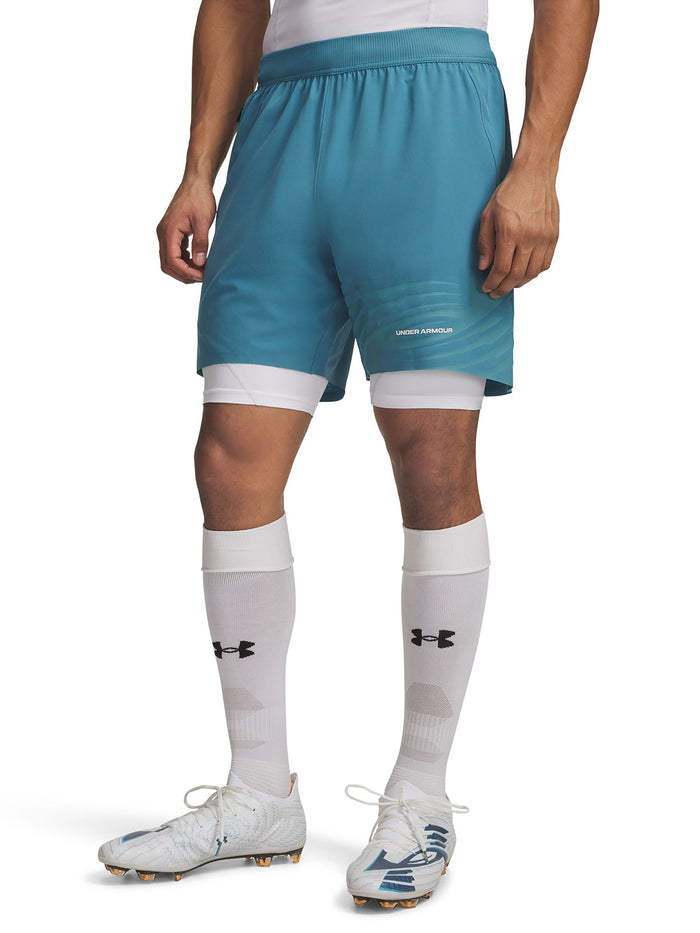 UA Challenger Elite Short azul para hombre