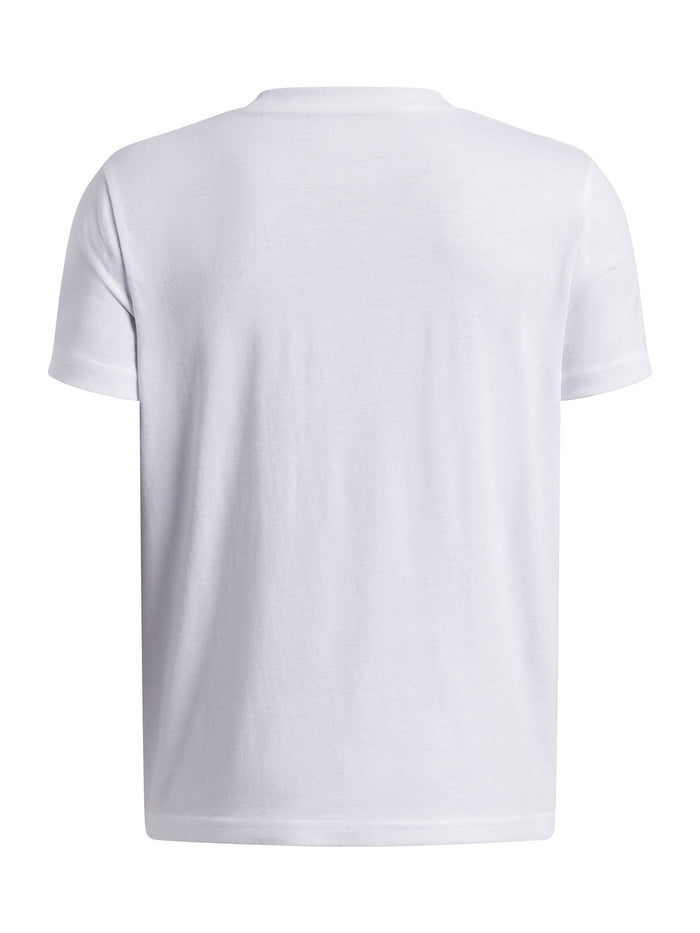 UA Curry Boys Logo Polera Manga Corta blanco para niño