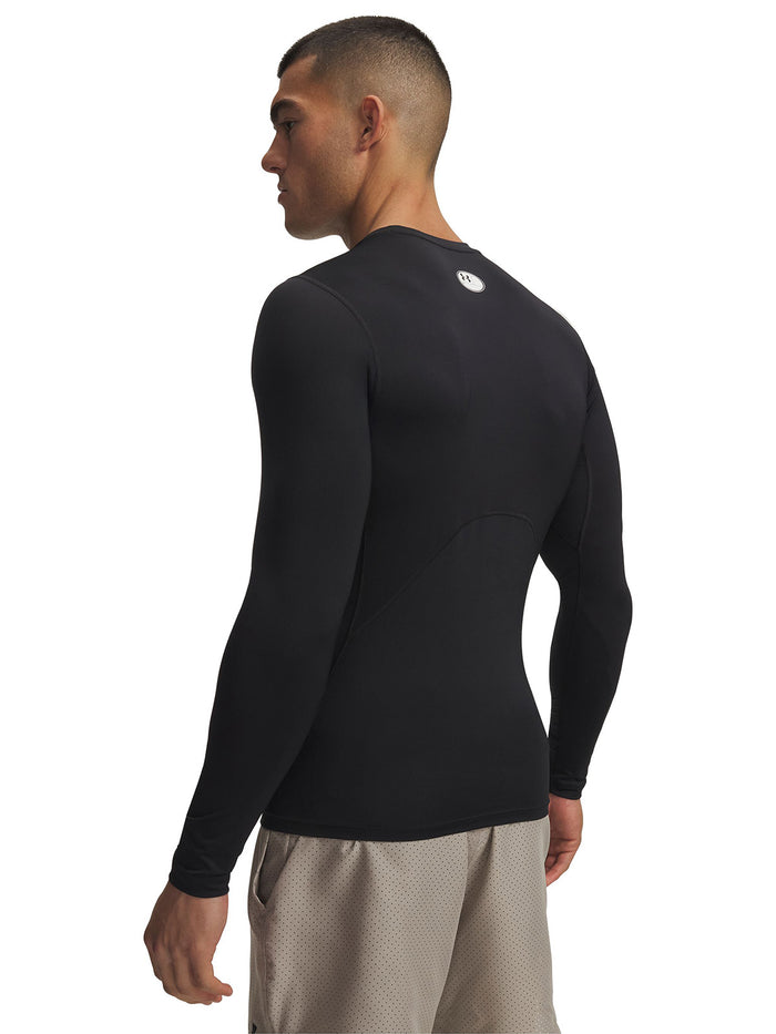 UA HeatGear Armour Compression Primera Capa Superior negro para hombre