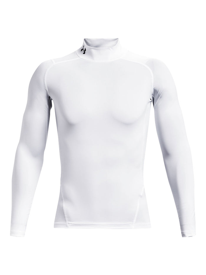 UA HeatGear Mock Primera Capa Superior blanco para hombre