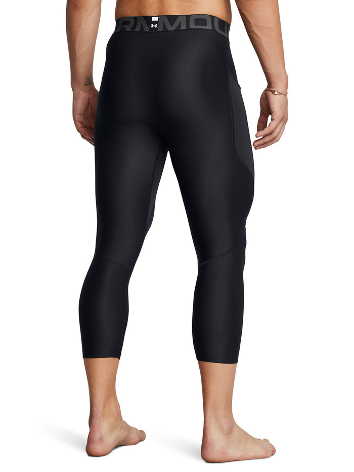 UA HeatGear Primera Capa Inferior 3/4 negro para hombre