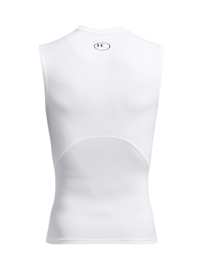 UA HeatGear Primera Capa Superior blanco para hombre
