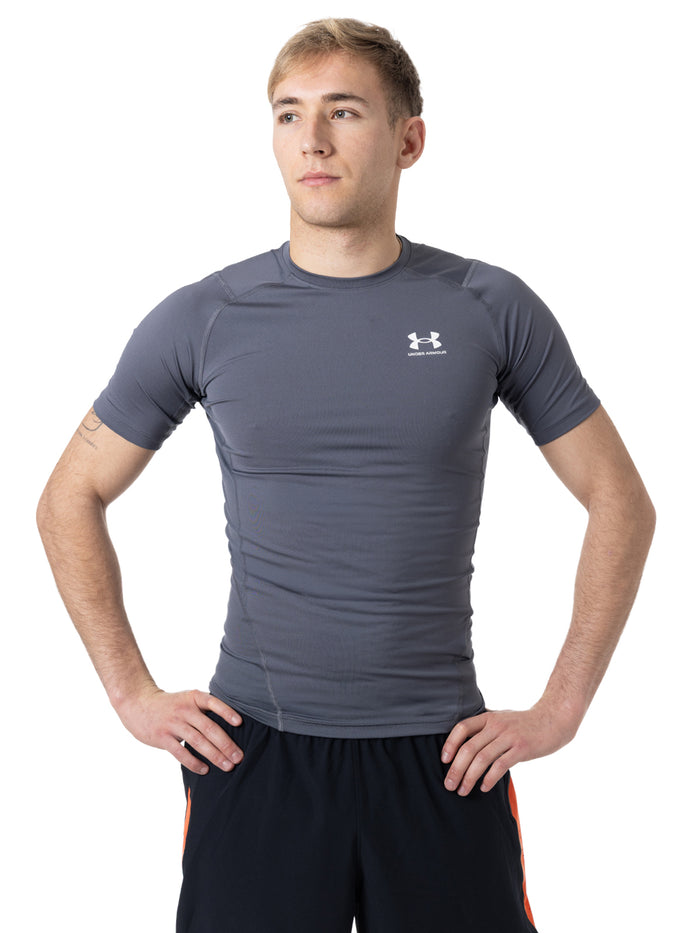UA HeatGear Primera Capa Superior gris para hombre