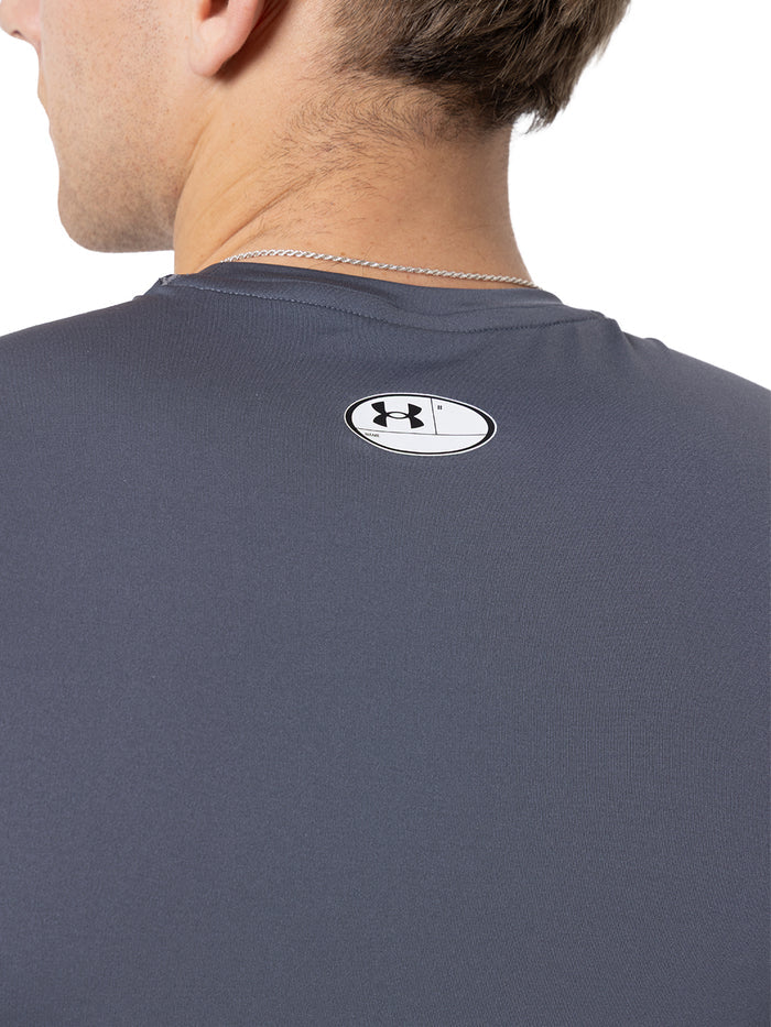 UA HeatGear Primera Capa Superior gris para hombre