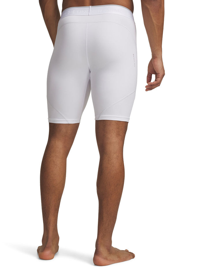 UA HG Elite Long Shorts Calza blanco para hombre