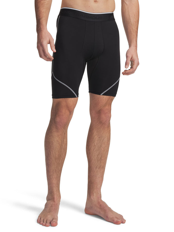 UA HG Elite Long Shorts Calza negro para hombre