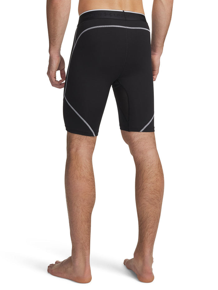 UA HG Elite Long Shorts Calza negro para hombre